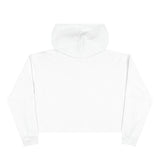 Joe Local Pale Pink with White Circle Logo Crop Hoodie