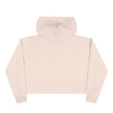 Joe Local Pale Pink with White Circle Logo Crop Hoodie