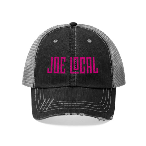 Joe Local Pink Original Logo Unisex Trucker Hat